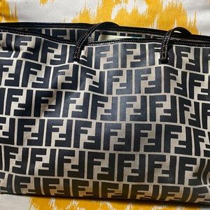 Fendi zucca roll bag